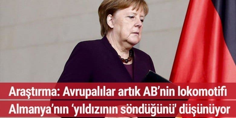 Sizce Avrupalılar artık AB’nin lokomotifi Almanya’nın ‘yıldızının söndüğünü' düşünüyor mu?