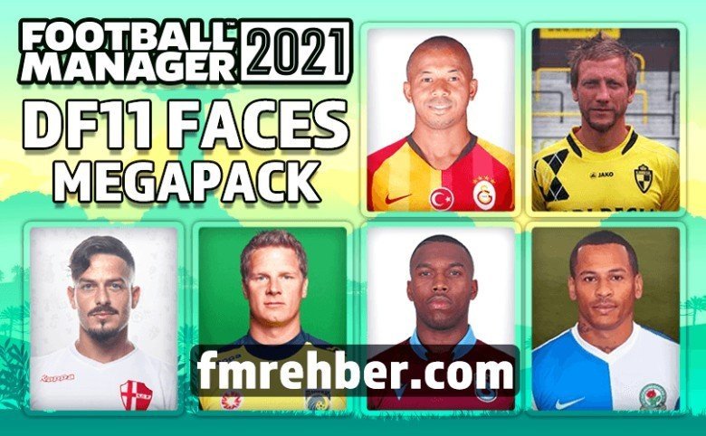 DF11 Faces Megapack FM 2021 Yüz Paketi