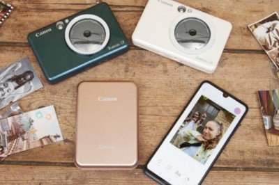 Canon'dan Yeni 2'si 1 Arada Şipşak Fotoğraf Makinesi ve Yazıcı: Zoemini S2