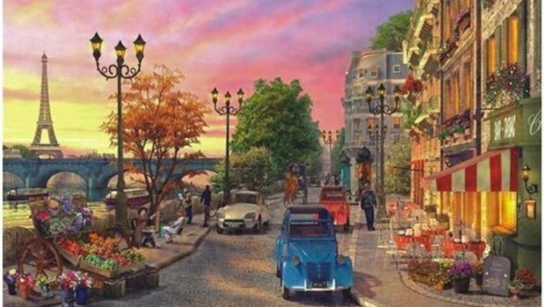 1004 Anatolian Paris'te Akşamüstü 1000 parça Puzzle