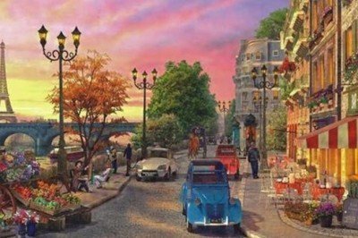 1004 Anatolian Paris'te Akşamüstü 1000 parça Puzzle