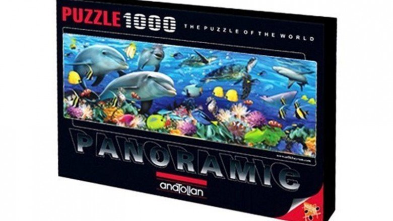 1009 Anatolian Denizin Altında 1000 parça Panaromic Puzzle