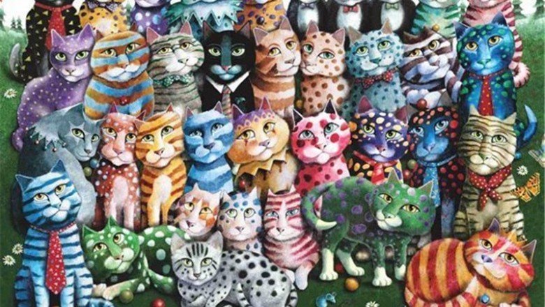 1030 Anatolian Aile Toplantısı - Cat Family Reunion 1000 parça Puzzle