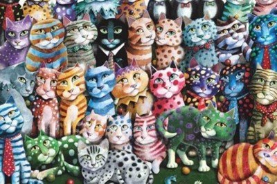 1030 Anatolian Aile Toplantısı - Cat Family Reunion 1000 parça Puzzle