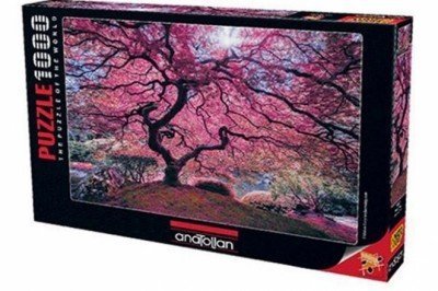1037 Anatolian Pembe Ağaç - Pink Tree 1000 parça Puzzle