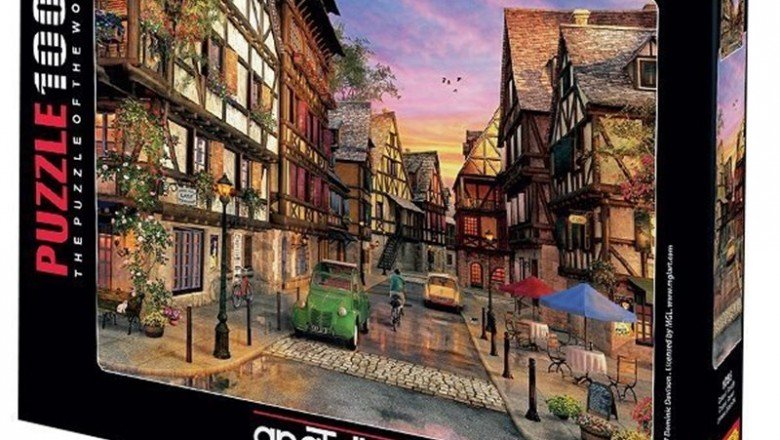 1055 Anatolian Colmar Sokağı - Colmar Street 1000 Parça Puzzle