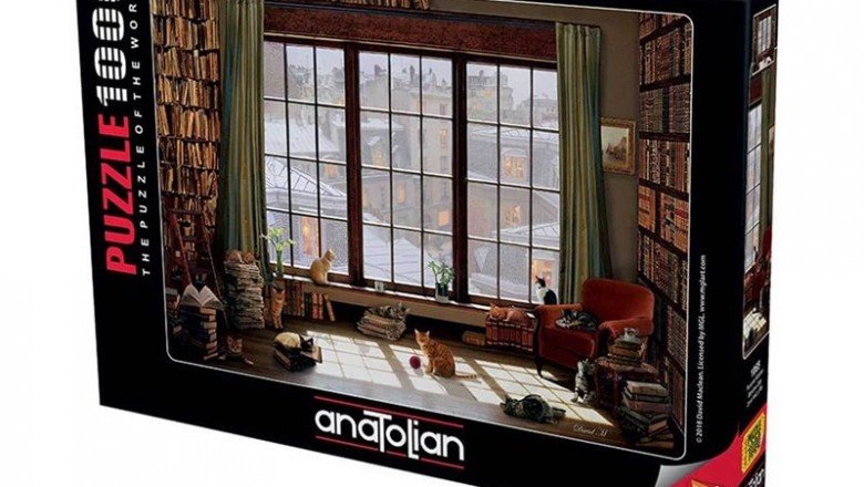 1065 Anatolian Pencere Kedileri / Window Cats 1000 Parça Puzzle