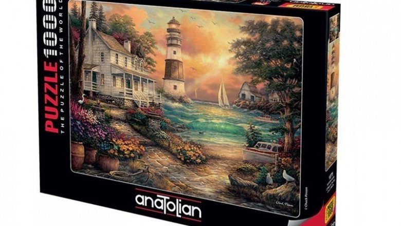 1075 Anatolian Sahildeki Konak 1000 Parça Puzzle