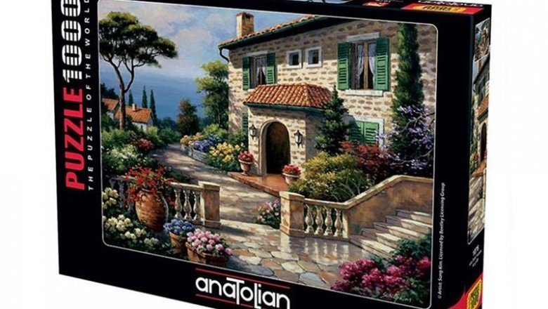 1076 Anatolian Villa Delle Fontana 1000 Parça Puzzle
