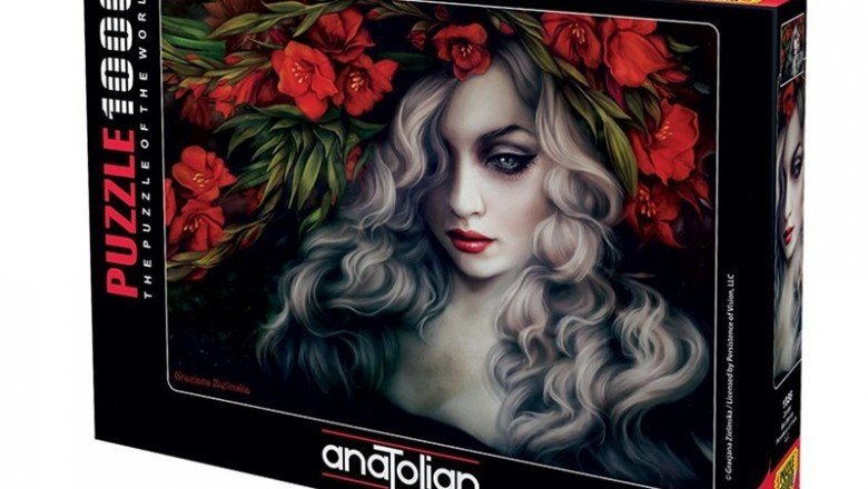 1086 Anatolian Zarafet - Saccharine 1000 Parça Puzzle