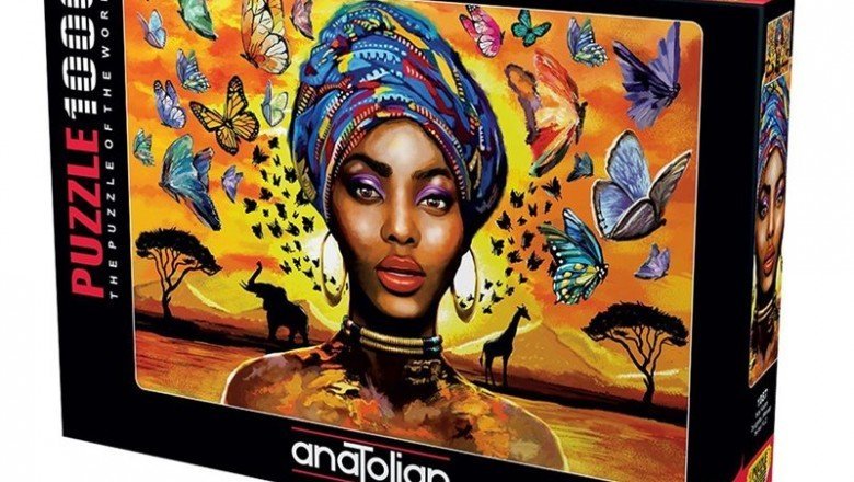 1087 Anatolian Hoş Kadın - Delightful Woman 1000 Parça Puzzle