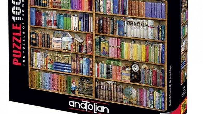 1093 Anatolian Kitaplık 1000 Parça Puzzle