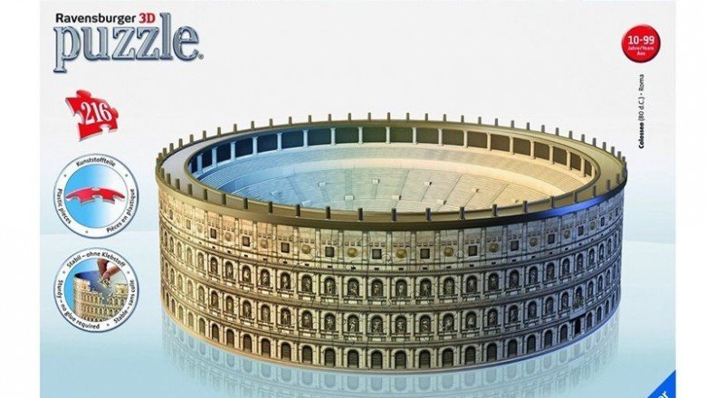 125784 Ravensburger, Kolezyum 3D Puzzle 216 parça /İndirimli Fiyat