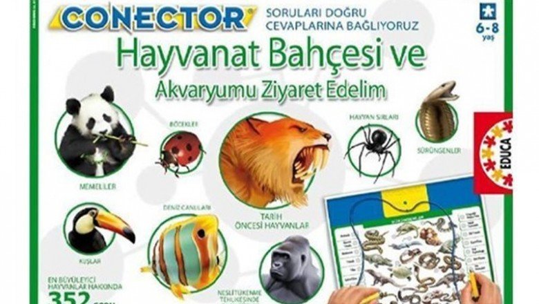 15397 Educa, Connector Hayvanat Bahçesi ve Akvaryumu Ziyaret / 6-8 yaş / İndirimli Fİyat