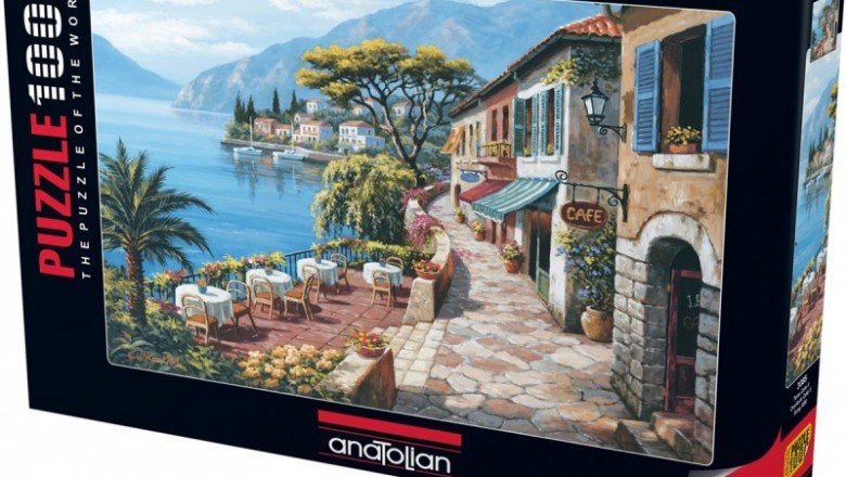 3085 Anatolian Teras Cafe II 1000 Parça Puzzle
