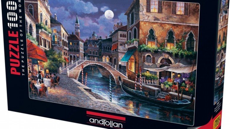 3087 Anatolian Venedik Sokakları II 1000 Parça Puzzle