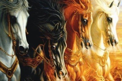 3116 Anatolian Mahşerin Dört Atı 1000 Parça Puzzle