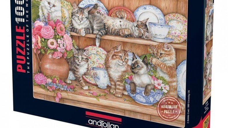3158 Anatolian Yavru Kediler 1000 Parça Puzzle