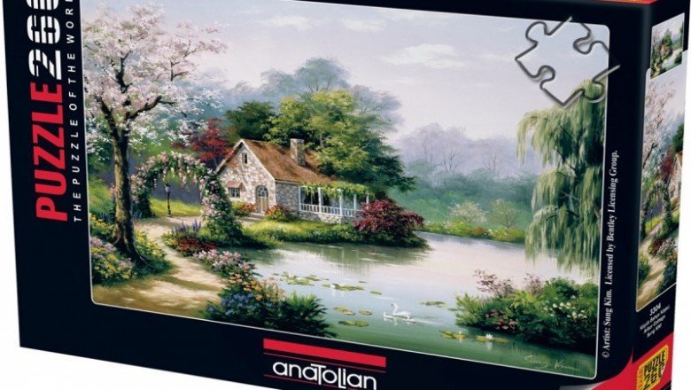 3304 Anatolian Küçük Bahçe Köşkü / 260 Parça Puzzle