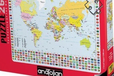 3319 Anatolian Dünya Haritası / 260 Parça Puzzle