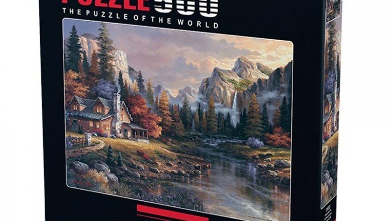 3533 Anatolian Vadinin Sonundaki Ev / 500 Parça Puzzle