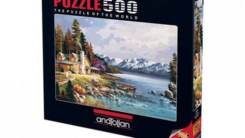 3534 Anatolian Dağ Evi / 500 Parça Puzzle