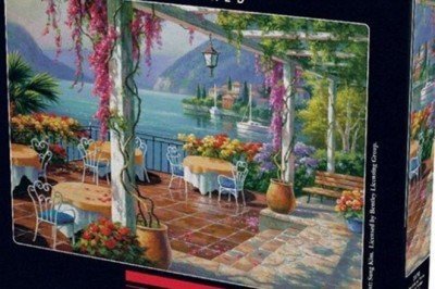 3578 Anatolian Mor Salkımlı Teras / 500 Parça Puzzle