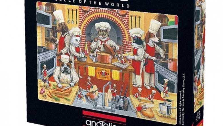3586 Anatolian Şef Kool Kat / 500 Parça Puzzle