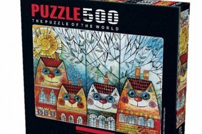 3590 Anatolian Kedi Evler / 500 Parça Puzzle
