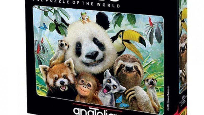 3596 Anatolian Hayvanat Bahçesi Selfie / 500 Parça Puzzle