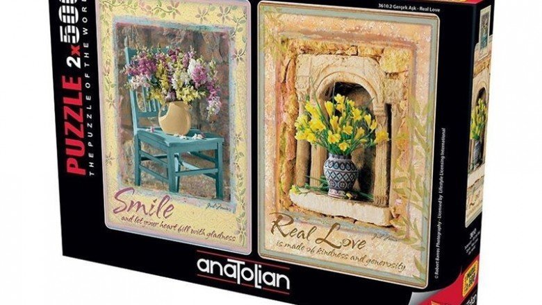 3610 Anatolian Tebessüm - Gerçek Aşk / 2 x 500 Parça Puzzle