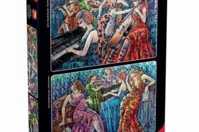 3612 Anatolian Renkli Notalar 1/2 / 2 x 500 Parça Puzzle