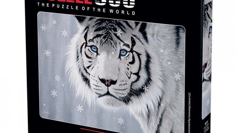 3613 Anatolian Beyaz Kaplan / 500 Parça Puzzle