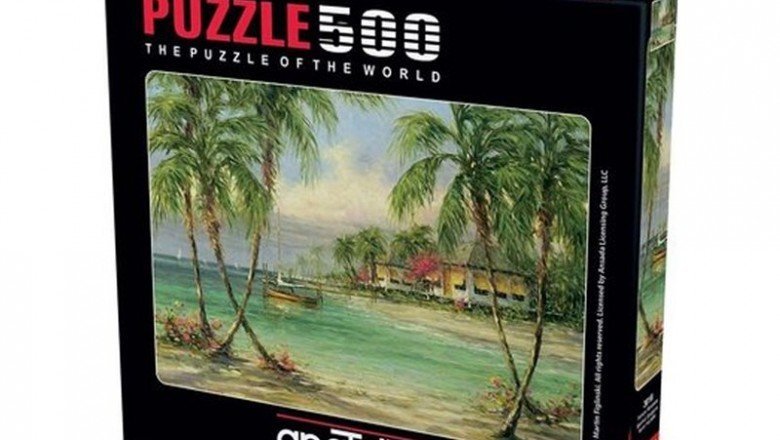 3616 Anatolian Palmiye Manzarası / 500 Parça Puzzle
