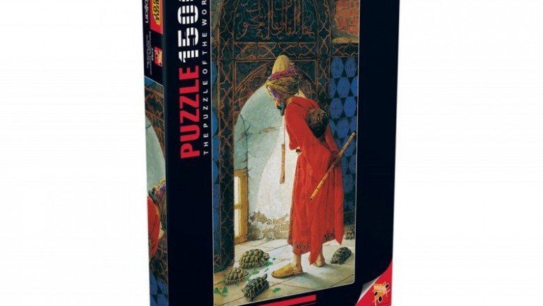 3755 Anatolian Kaplumbağa Terbiyecisi - Osman Hamdi Bey 1500 parça Puzzle