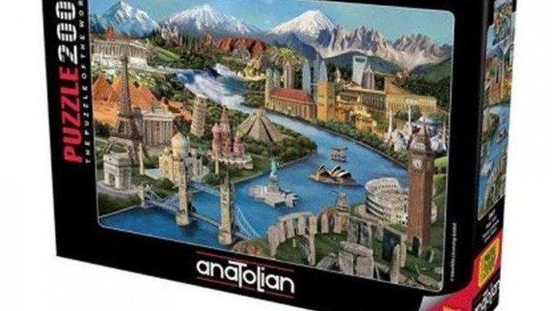 3941 Anatolian Simge Yerler - Popular Landmarks 2000 parça Puzzle