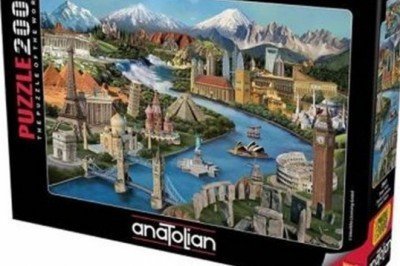 3941 Anatolian Simge Yerler - Popular Landmarks 2000 parça Puzzle