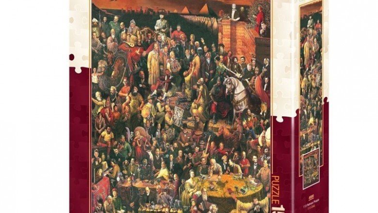 4000 Art Puzzle 113 Ünlü 1500 parça Puzzle / +15 yaş