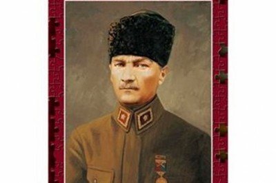 4158 Art Puzzle Başkomutan Mareşal Gazi Mustafa Kemal Atatürk 500 Parça Puzzle