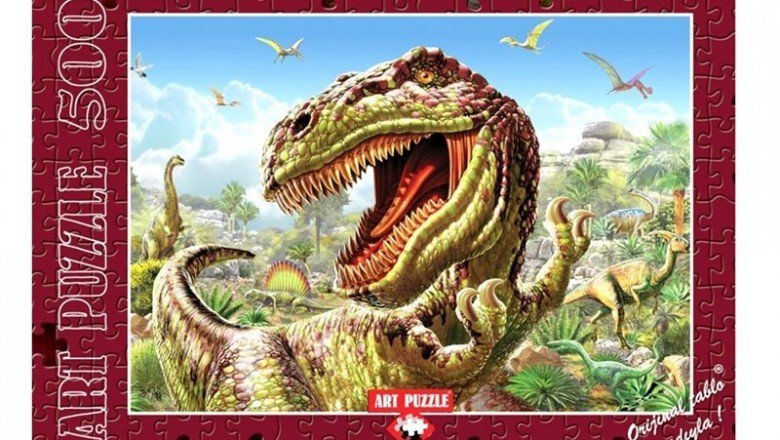4170 Art Puzzle T-Rex 500 Parça Puzzle