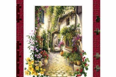 4189 Art Puzzle Çiçekli Ara Sokak 500 Parça Puzzle