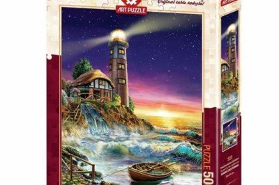 4210 Art Puzzle Deniz Fenerinden Günbatımı 500 Parça Puzzle