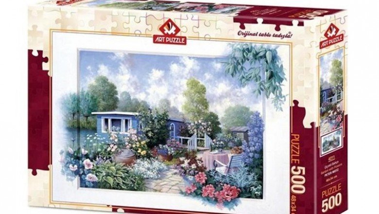 4211 Art Puzzle Çiçekli Bahçe 500 Parça Puzzle