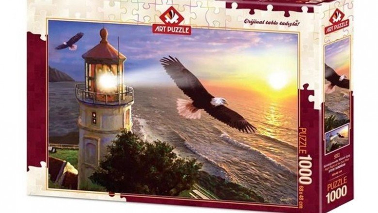 4221 Art Puzzle Gündoğumunda Yüksek Uçuş 1000 Parça Puzzle