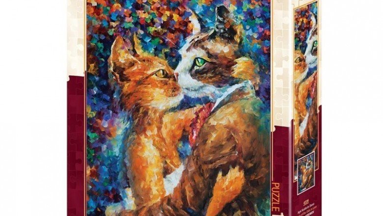 4226 Art Puzzle Aşık Kedilerin Dansı 1000 Parça Puzzle