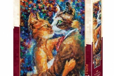 4226 Art Puzzle Aşık Kedilerin Dansı 1000 Parça Puzzle