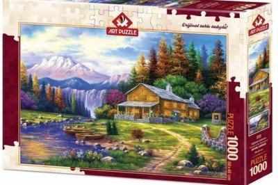 4230 Art Puzzle Dağlarda Günbatımı 1000 Parça Puzzle