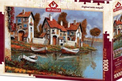 4232 Art Puzzle Cerchio Evleri, İtalya 1000 Parça Puzzle