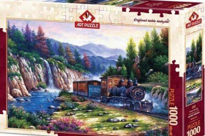 4233 Art Puzzle Trenle Yolculuk 1000 Parça Puzzle