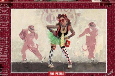 4355 Art Puzzle Şeytan Mı? Melek Mi? 1000 Parça Puzzle